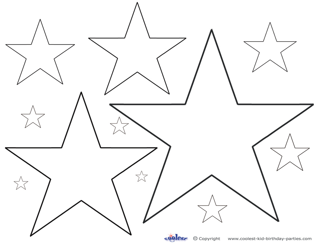 printable coloring stars pages - photo #24
