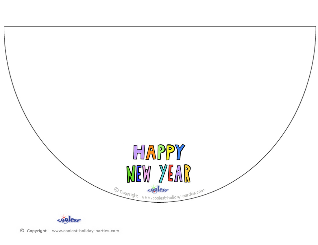 hat color happy new year Coolest Free Printables hat color happy new year Coolest Free Printables