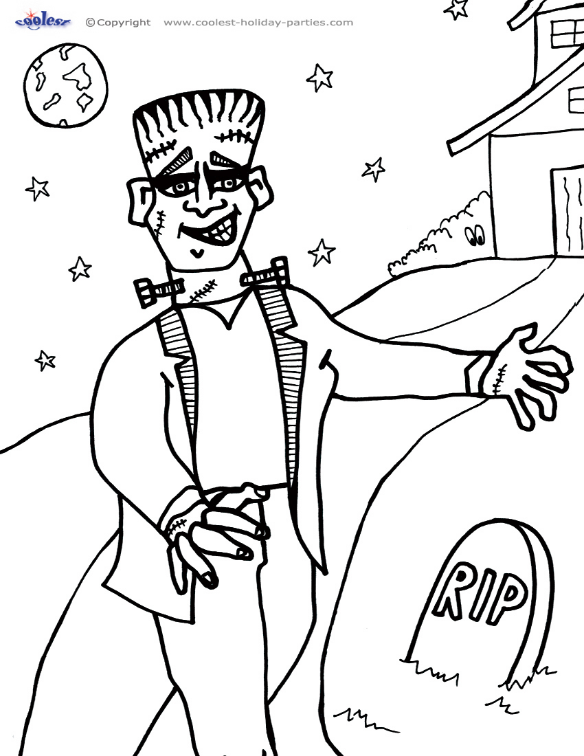 Printable Halloween Coloring Page 3 - Coolest Free Printables