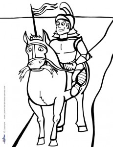 knight-coloring-pages-01 - Coolest Free Printables