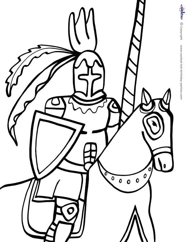 knight-coloring-pages-03 - Coolest Free Printables