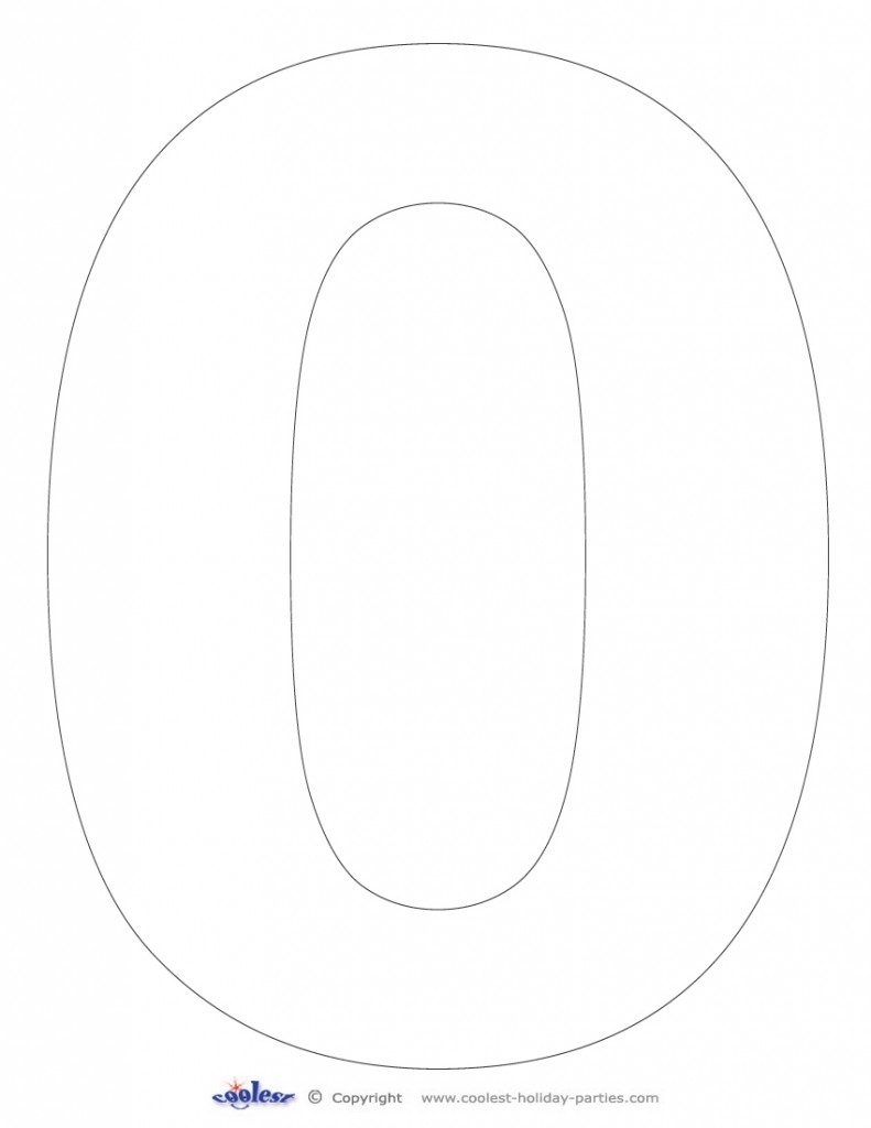 Printable Number 0 Coolest Free Printables