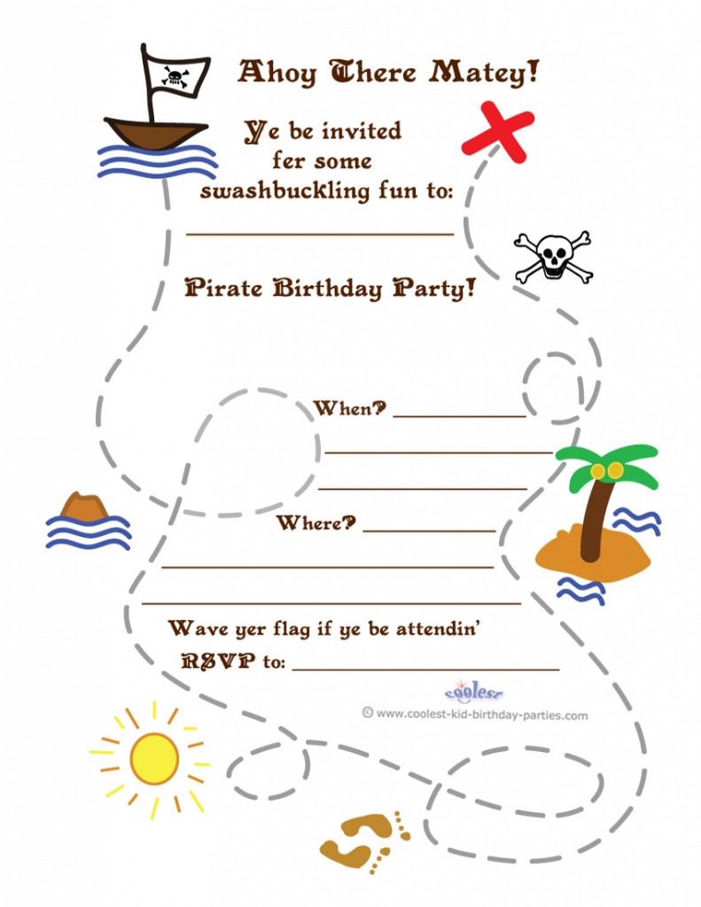 treasure map Coolest Free Printables