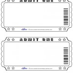 Printable Admit One Invitations