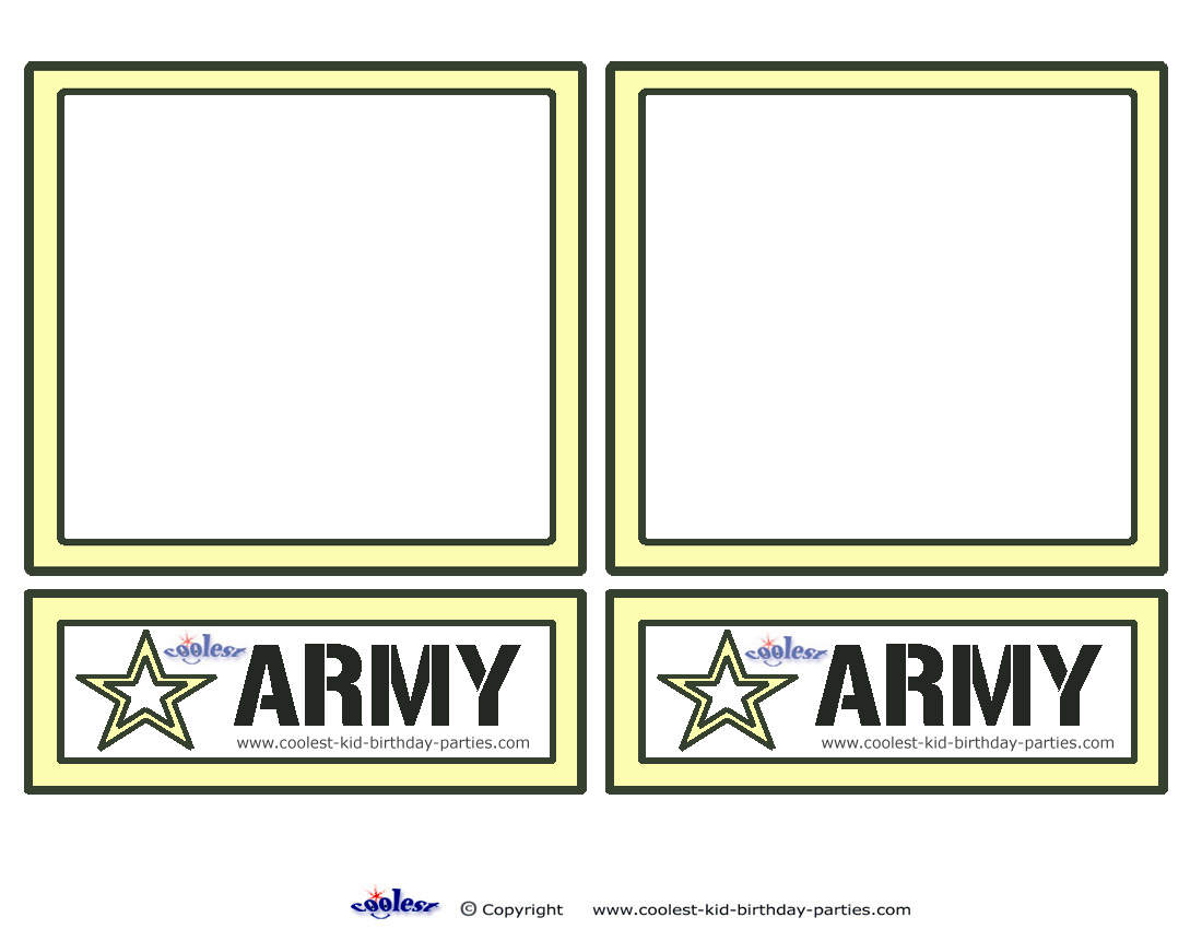 Free Printable Army Invitation Template Printable Templates