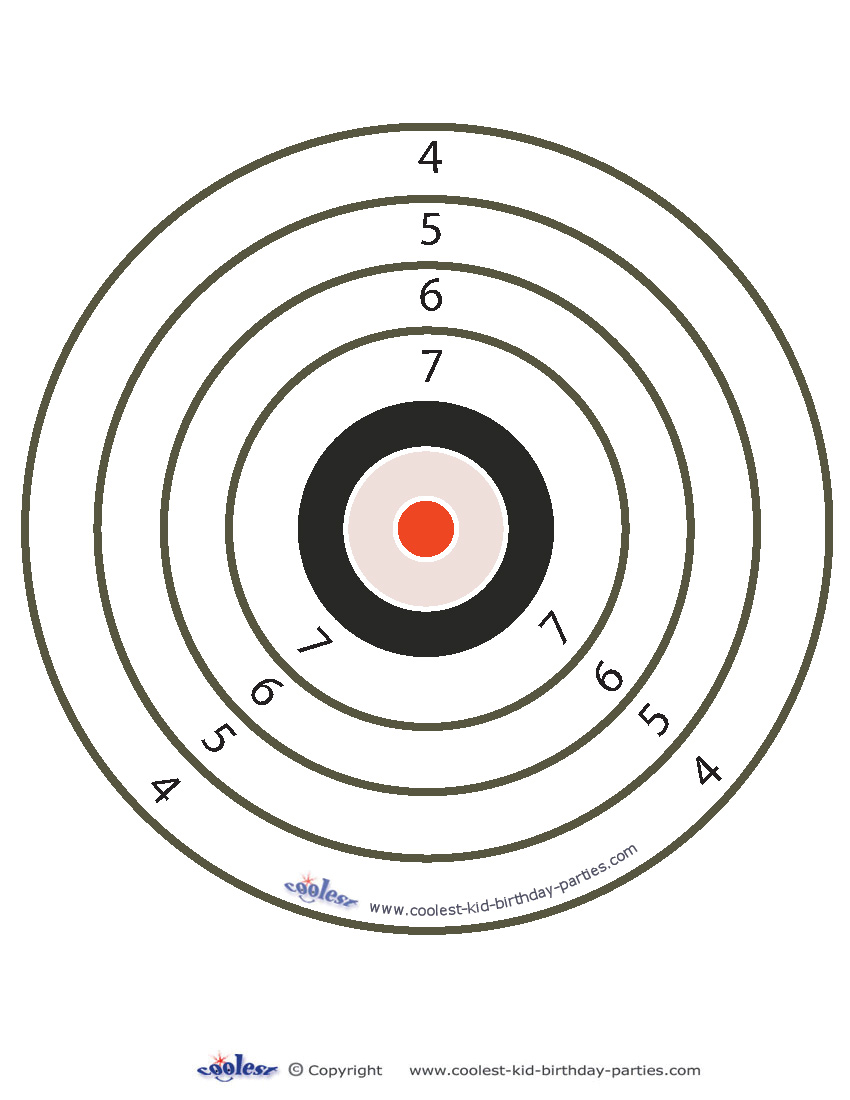Clever Printable Air Rifle Targets Brad Website