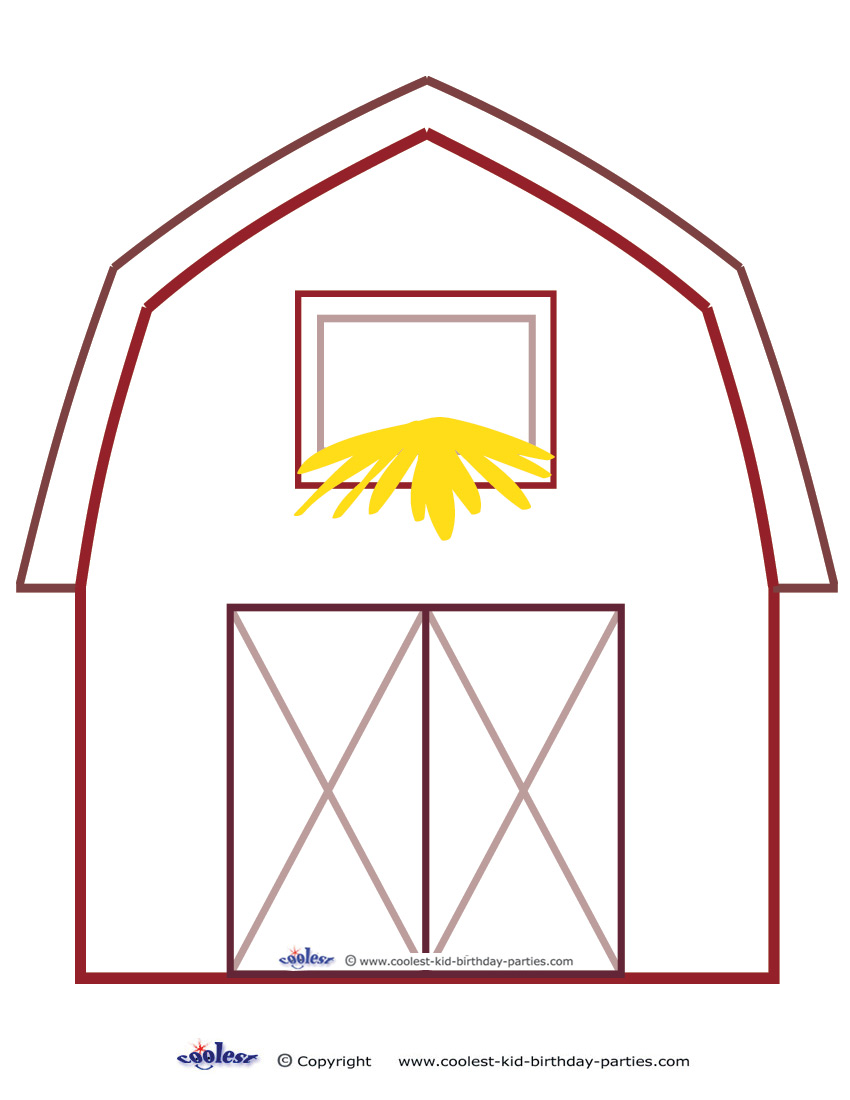 Free Printable Barn Templates