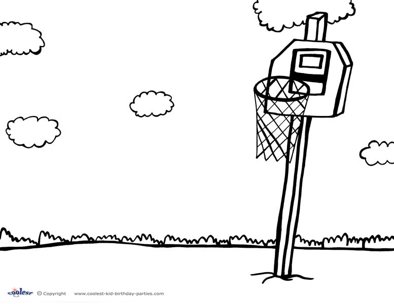 Basketball Clip Art - Get Coloring Pages