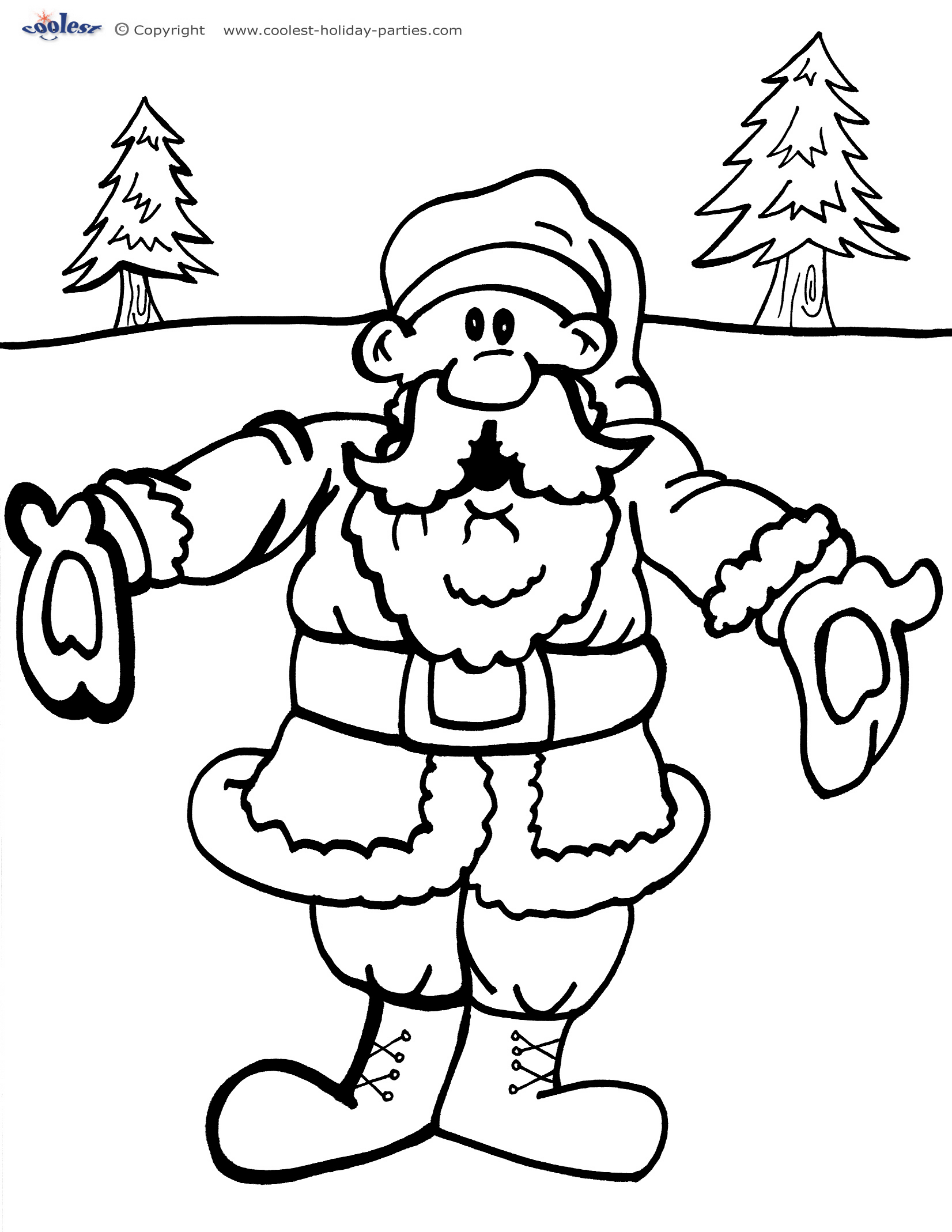 Printable Christmas Coloring Page 11 - Coolest Free Printables