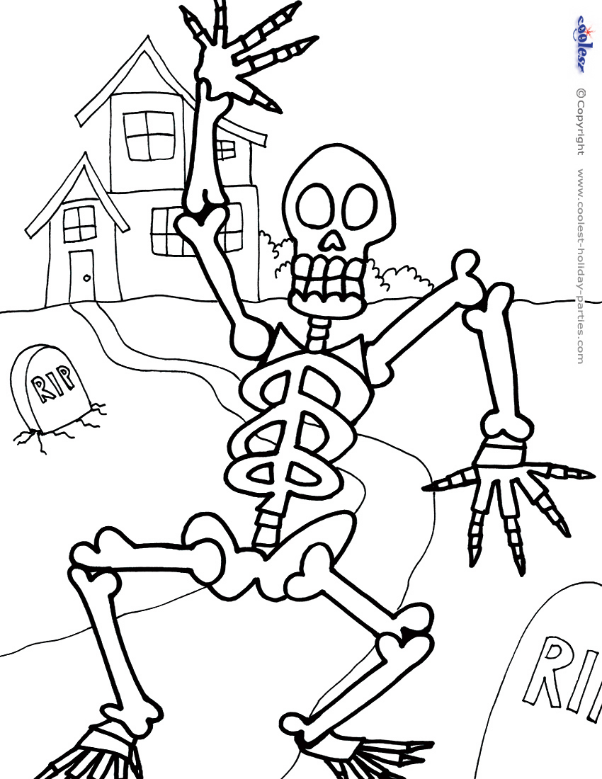 Printable Halloween Coloring Page 9 - Coolest Free Printables