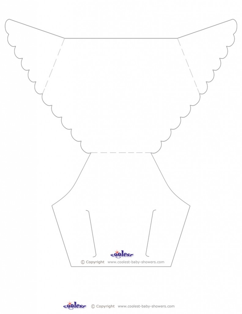 Blank Printable Diaper Invitation Coolest Free Printables