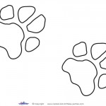 Printable Dog Paw Prints