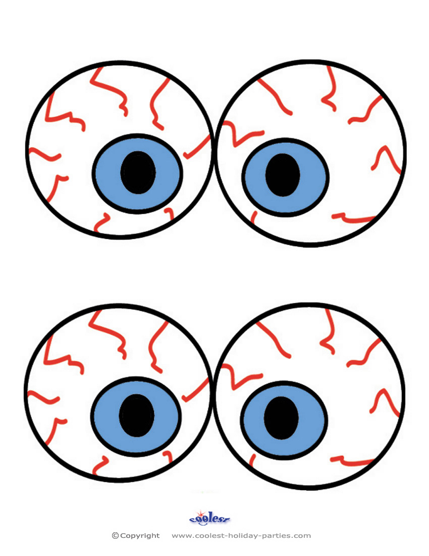 Medium Printable Eyes 3 Coolest Free Printables
