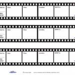 Printable Film Strip Invitations