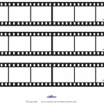 Printable Film Strip Invitations