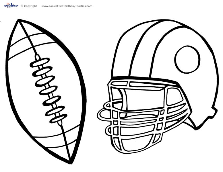 coloring pages for boys football