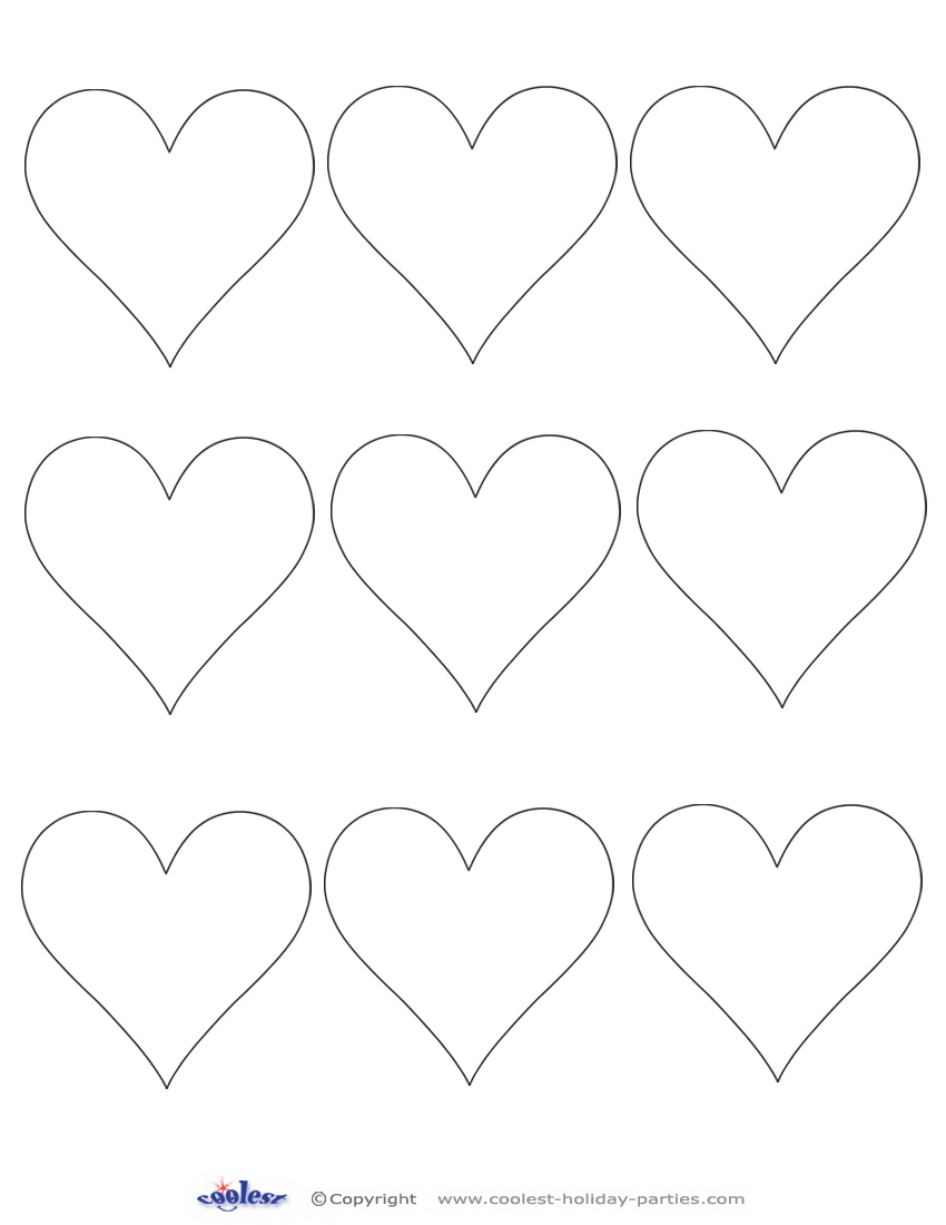 Printable Heart Cut Out 5 - Coolest Free Printables