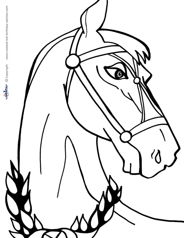 printable horse coloring page 2 coolest free printables