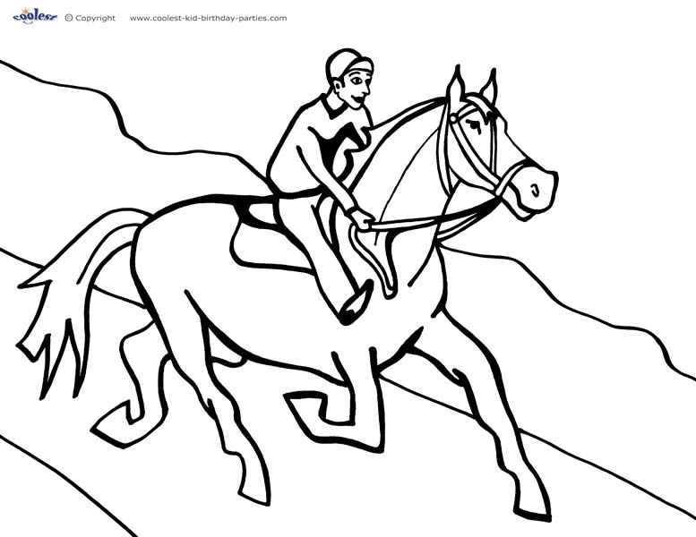 printable horse coloring page 5  coolest free printables