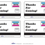 Printable Credit Card Thank-Yous