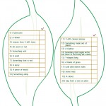 Nature Scavenger Hunt Lists