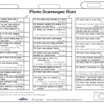 Photo Camera Scavenger Hunt Lists