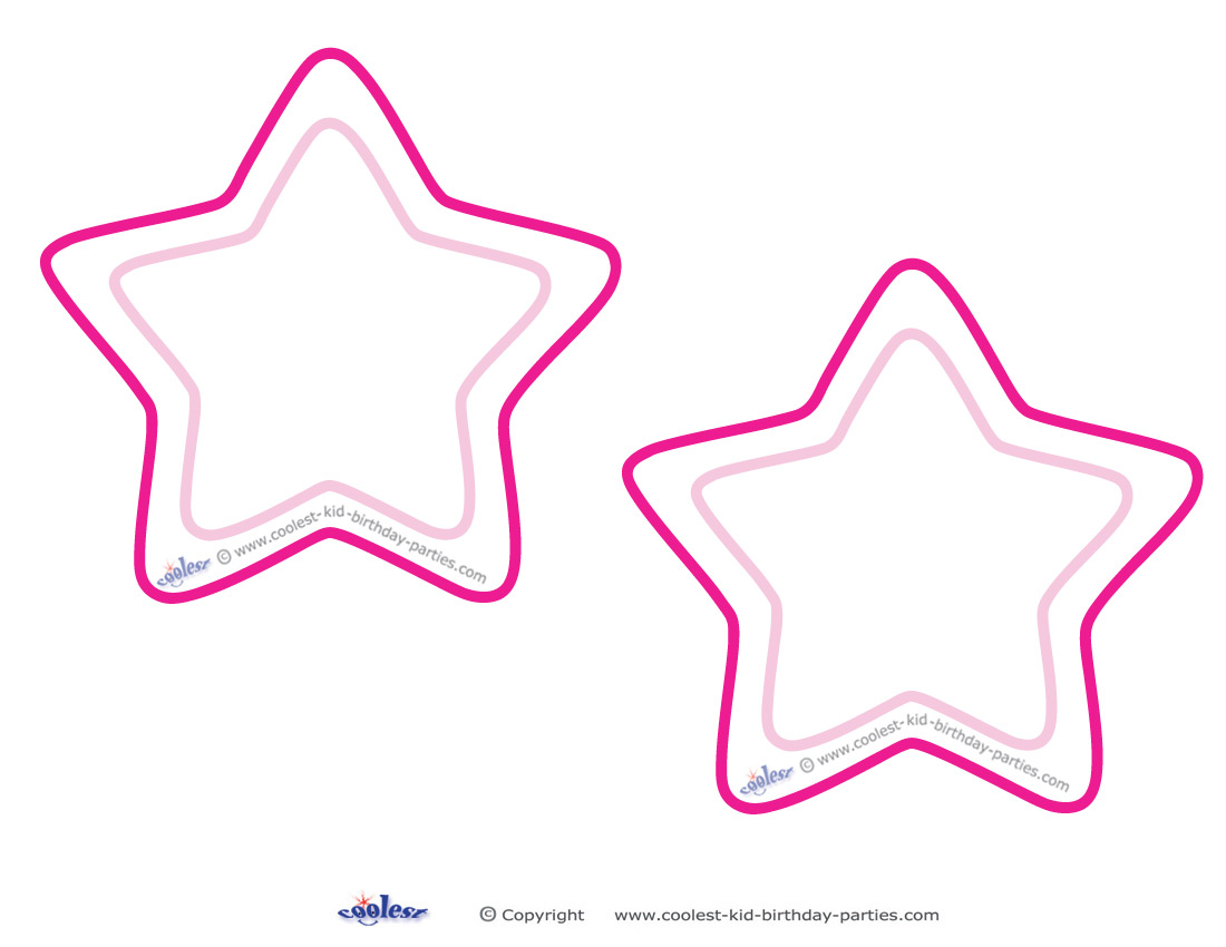 blank printable round star invitations coolest free printables