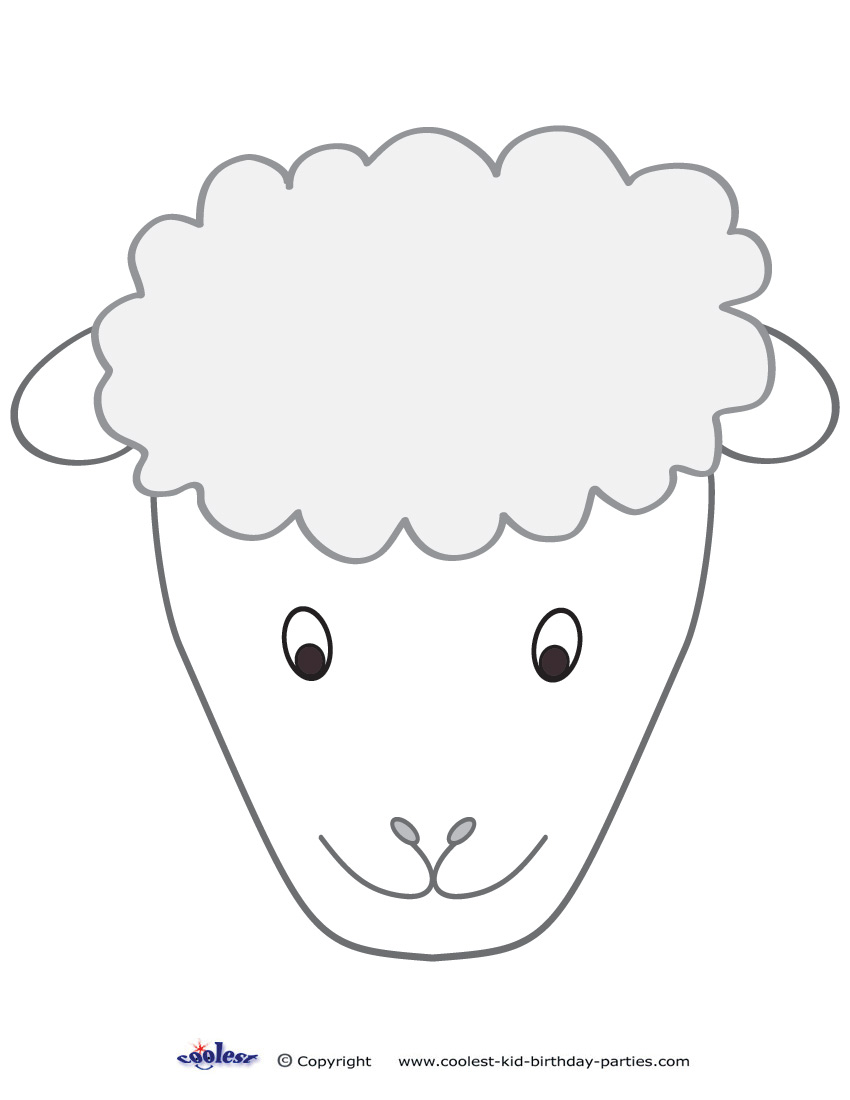 Free Printable Printable Sheep Template / Fully customize any of our