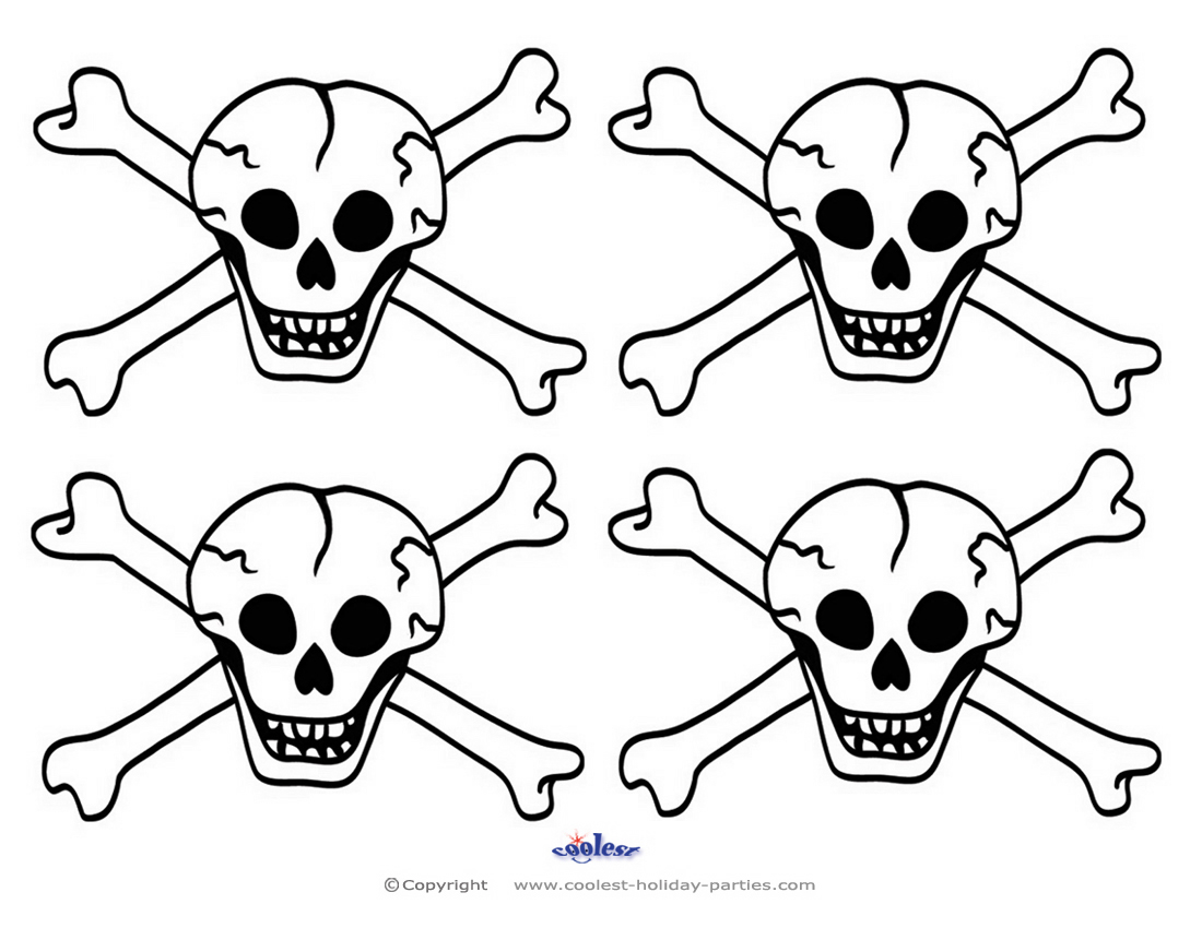 Small Printable Skull - Coolest Free Printables