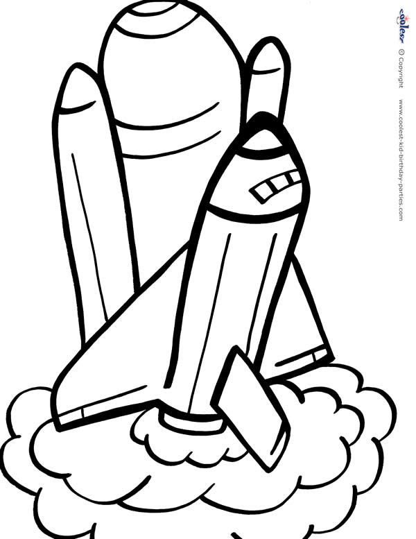 Printable Space Coloring Page 3 - Coolest Free Printables