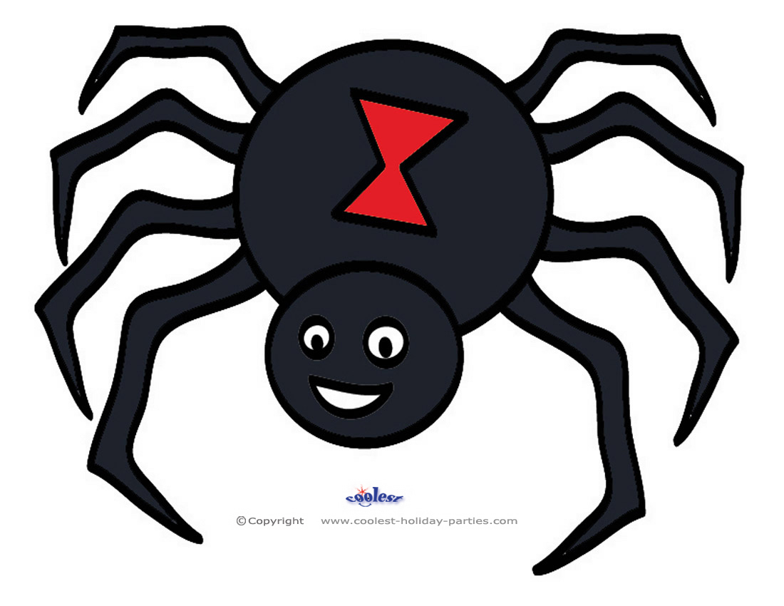 Large Printable Colored Spider Coolest Free Printables
