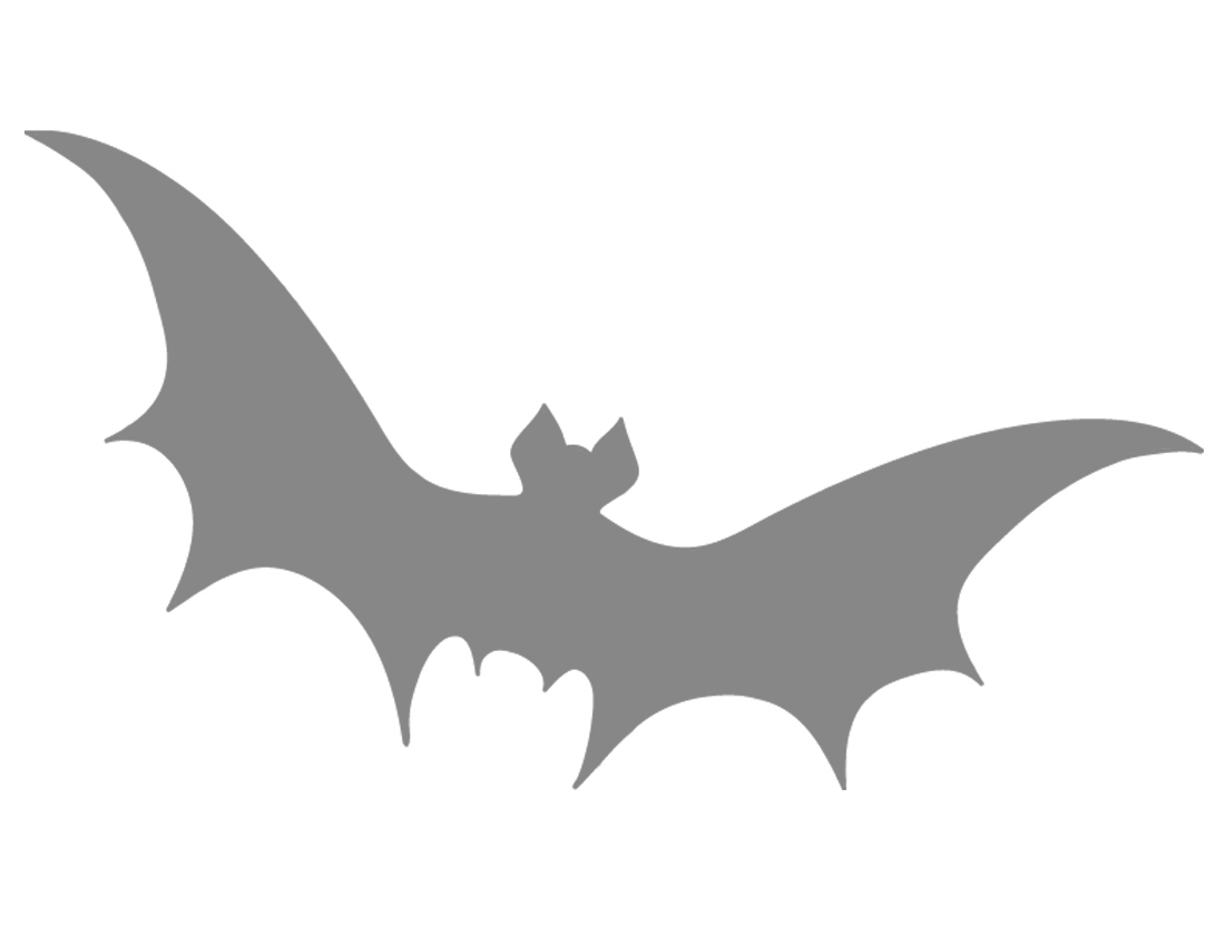 printable bat silhouette