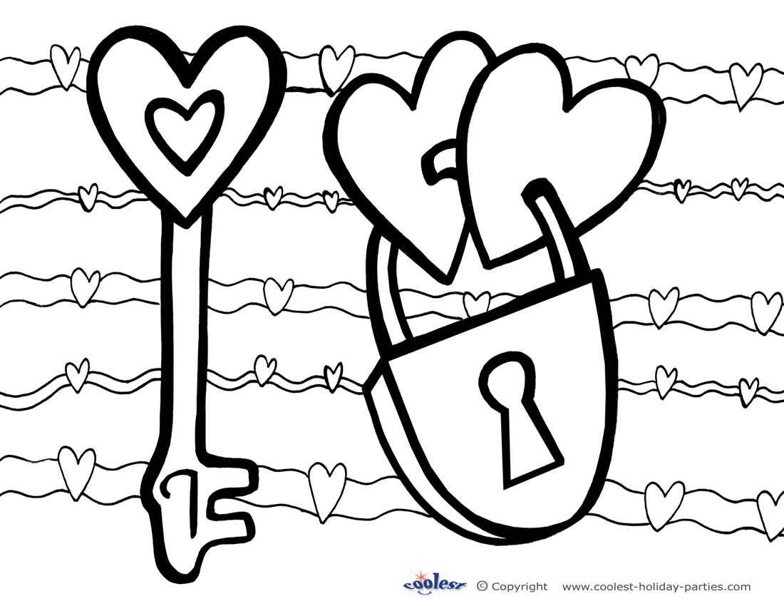 Printable Valentine'S Day Coloring Page 2 - Coolest Free Printables