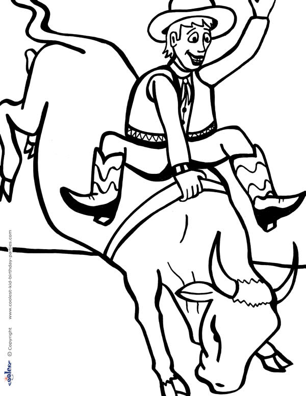 Printable Wild West Coloring Page 3 - Coolest Free Printables