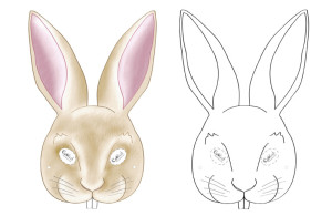 printable bunny mask coolest free printables