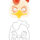 Printable Chicken Mask
