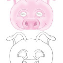 Printable Pig Mask