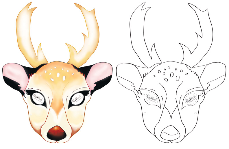 Printable Deer Mask Coolest Free Printables printable-deer-mask-coolest-free-printables