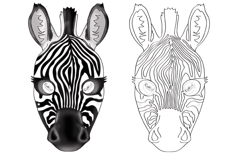 Zebra Mask Coolest Free Printables